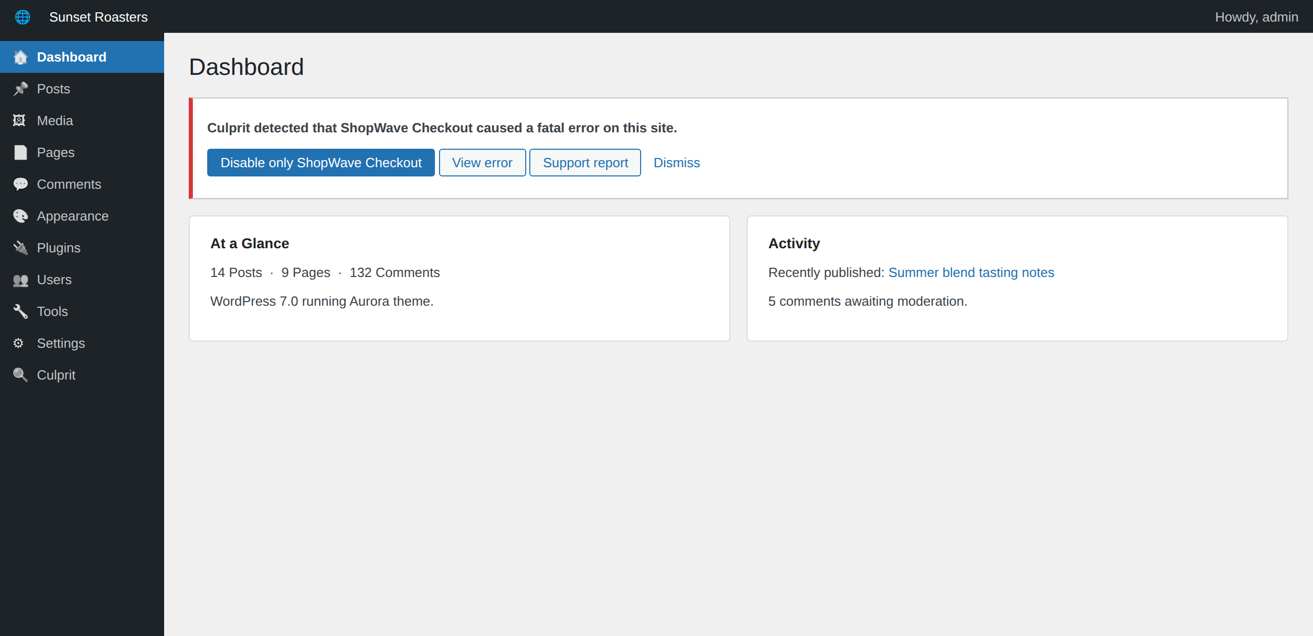 Culprit incident timeline reconstructing an attack around one IP address